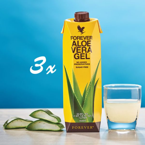 Forever Aloe Vera Gel Tri-pack 3x1L - forever-aloe-vera
